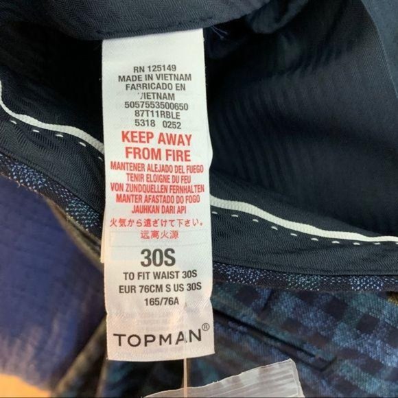 Topman Checkered Skinny Pants - Picture 2 of 7